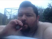 last hottub cigar of the season