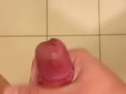 Asian boy masturbates with shampoo