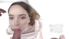 See this fat cock slide in between some big natural t