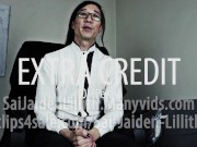 Schoolteacher Extra Credit - JOI Penis - Teaser - SaiJaidenLillith