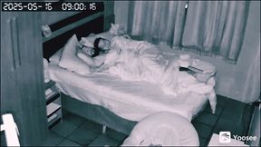 mulher flagrou o marido traindo pela camera de seguranca
