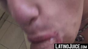 LatinoJuice.com - Sexy wavy haired Frederico Del Rey rides my cock after swallowing i