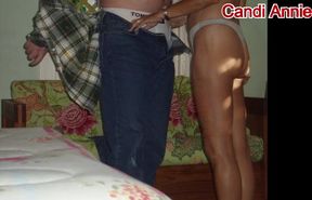 Candi Annie Gushing Milf Fucked Gardener in Slideshow Photoshoot