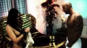 Horny Eva Angelina Dominated and Fucked Hard by Bald Stud