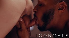 BBC fucks twink after sensual rimming and slobber head