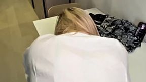 Hot Secretary Has No Skills To Work! But She Can Do A Huge Squirt That Loves Her Boss!