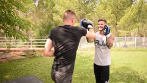 Homies getting off in the pool