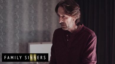 FAMILY SINNERS - Sexy Brunette Practices Every Dirty Move With Her Stepgrandpa To Impress Her Lover