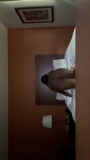 Bored Teenage ebony girl with locs strips naked preparing to masturbate