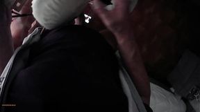 Latina MILF takes cum after deepthroat bj