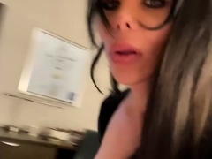 Shemale Fucks Guy While Sucking Sex Toy