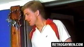 Vintage blowjobs and handjobs with eager horny studs