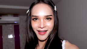 ”Asian femboy teen cutie ass fucking penetration after admiring her sexy body”