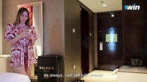 Stepmom Alina Rai Jumps On Stepsons Cock In Hotel Room