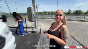 BangVan - Jennifer Mendez and Charlie Dean take their RV to a car wash, where they meet hardworking Vixie Rafi, who gives Charlie an detailed cleaning