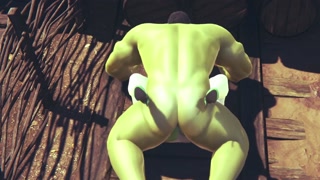 Princess Fiona get Rammed by Hulk