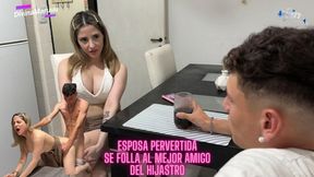 Mi Mejor Amigo de Mi Hijastro Me Llena (Subtitulado en Ingl&#x00E9;s) - DivinaMaruuu ft Brian Nice