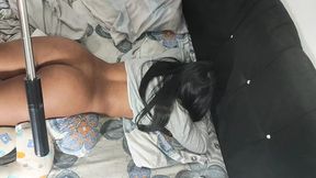 Submissive teen lets him fuck her hard in the ass