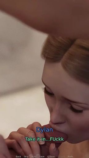 Awam Ellie Real Fuck Sidestory - Ellie Starts Doing Porn Part 2 - Ellie Sucks Dylan's Massive Cock for Making Porn