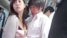 A Married Womans Breasts Stick To A students 18+ Body On A Crowded Bus! The Wifes Sexual Desire Is Ignited By The Cock 3