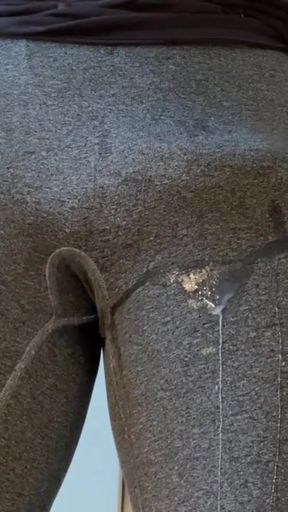 Stunning moment from &quot;Hands free cum in pants compilation&quot;