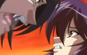 Hentai lesbian beast in nasty battle
