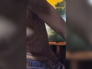 Titty Play Topless In Art Studio