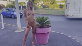 Monika Fox Walks The Streets Of Cap d'_Agde Naked