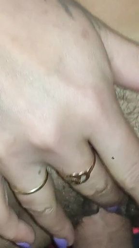 Snow Girl with Hairy Pussy