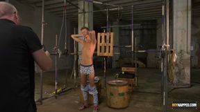 DILF Sebastian Kane restrains and dominates tall Jay McDally