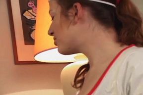 Stunning French Nurse Enjoys Hot Anal Fuck