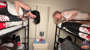 the sleepover foursome: jessb and bella fuck derk and sabasien