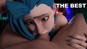 Jinx Sucks A Big Cock Passionately