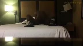 Sugar daddy 10 inches dick ride in a hotel