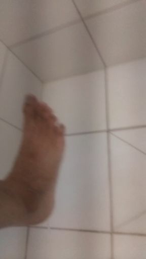 Sensual Shower Tease - Big Hard Cock Twirling &amp; Stroking