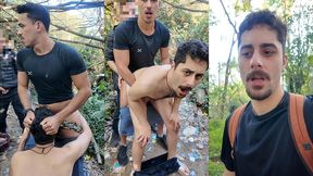 garoto surfista virou putinha de 3 ativos no mato dos casados