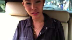 Asian ladyboy Benz gets assfucked