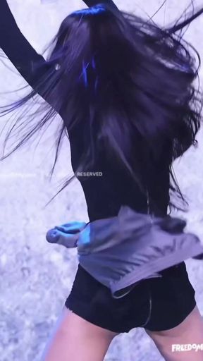 Cute Korean k-pop fan gets frisky