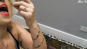 Giantess Fair Trade Flattens the City with her feet and ass Part 1 - (720 p)