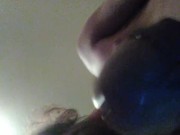 POV Fuckable Transgirl, Cumming On Myself and Phone and Fingering My Ass