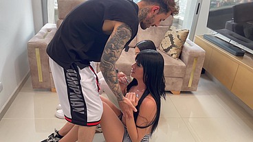 Rebecca Jhonson and Yenifer Chacon are Venezuelan Pornstars, and they seduce their coach to do a delicious blowjob to him