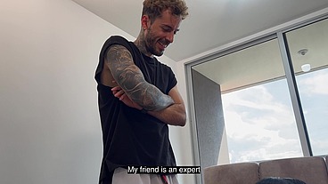Rebecca Jhonson and Yenifer Chacon are Venezuelan Pornstars, and they seduce their coach to do a delicious blowjob to him