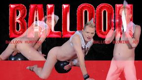 Bratty Punk Twink Balloon Fetish: Hump, Pop & Cum Play