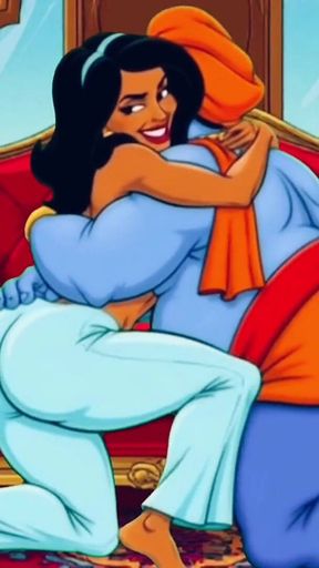 Slutty Princess and a Lustful Genie Rub a Lamp