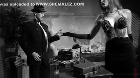 TS Femme Fatale Seduces Investigator