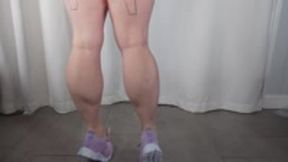 Calf Muscle Flex in Lavender Sneakers WMV 720