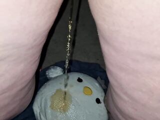 Morning void urine on my toy to slothful to go to shitter