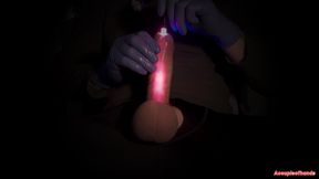 Cock Sounding With Led Light Rod