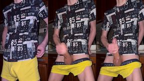 i jerk off for a very long time and cum a lot!