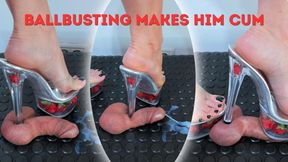 Unauthorized Cum From Ballbusting Part I: Stomped, Kicked & Punished